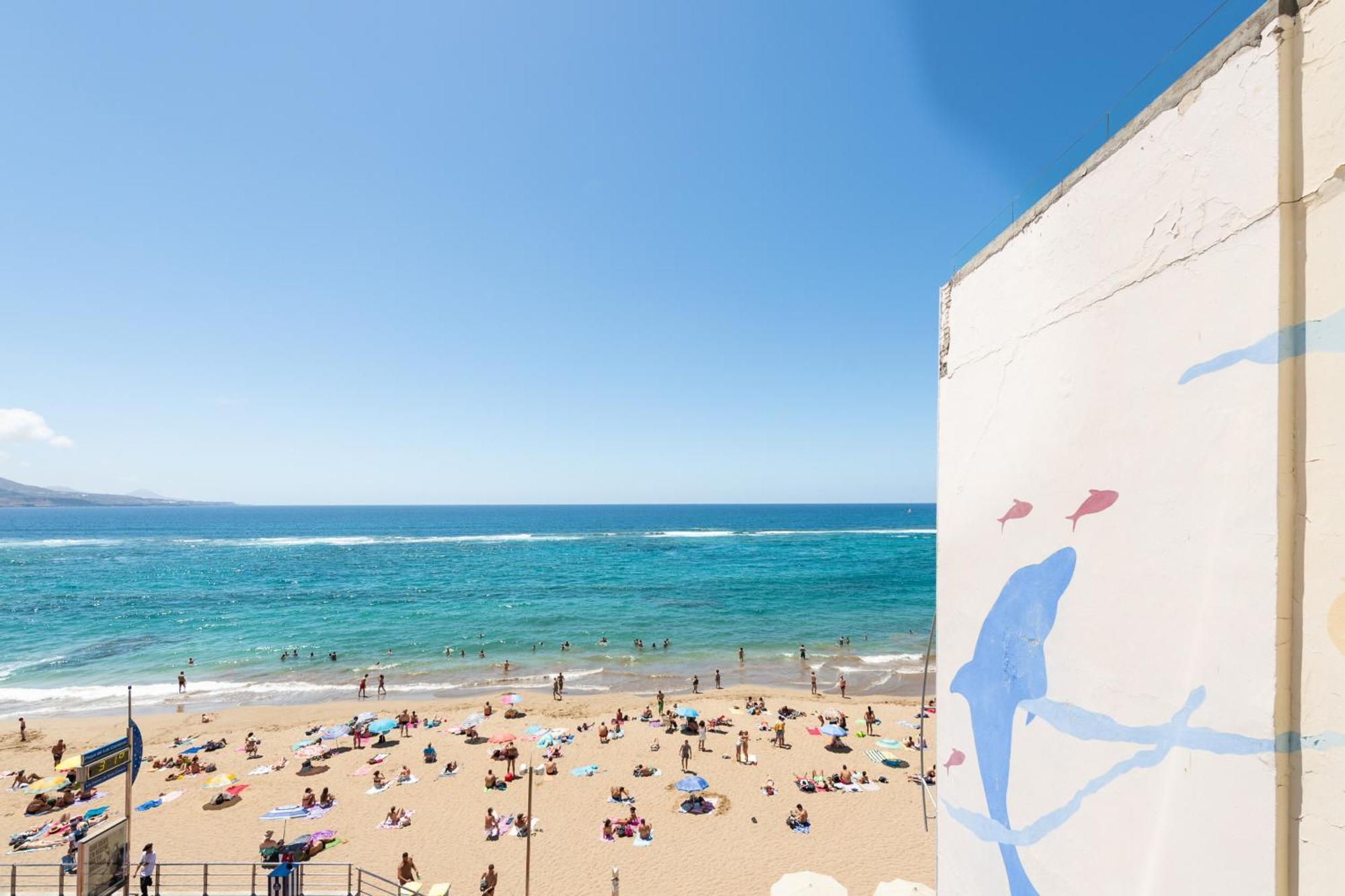 Front Line With Nice Terrace By Canariasgetaway Las Palmas Exterior photo